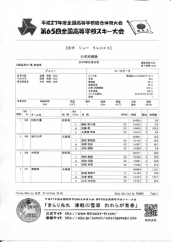 女子リレー