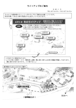 ライ トアップのご案内