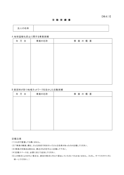 様式3:活動実績書（PDF：51.6KB）