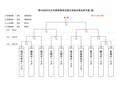 第46回日本少年野球春季全国大会福井県支部予選（案）