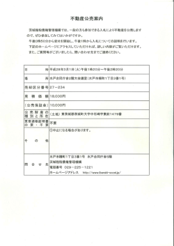 （売却区分番号27-234）（PDF：162KB）