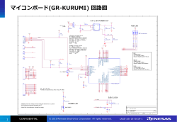 マイコンボード(GR-KURUMI) 回路図
