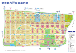東京都八柱霊園案内図