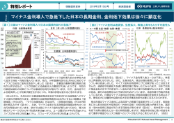 マイナス金利導入で急低下した日本の長期金利