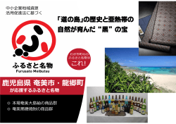 ふるさと名物応援宣言（奄美市・龍郷町）（PDF：672KB）