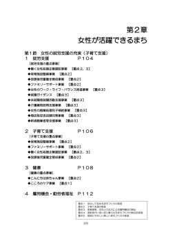 女性が活躍できるまち