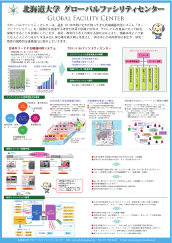 北海道大学 グローバルファシリティセンター 北海道大学 グローバル