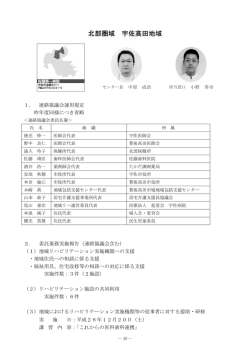 ＜連絡協議会委員名簿＞ 氏 名 組 織 所 属 徳光 伸 医師会代表 宇佐
