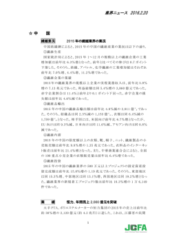 業界ニュース 2016.2.20