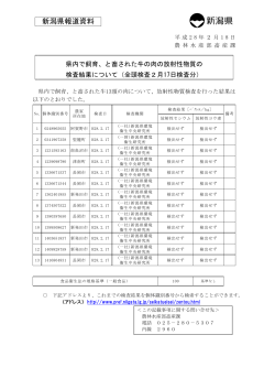 新潟県報道資料