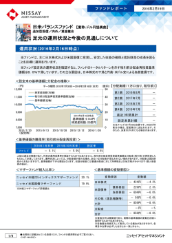 日米バランスファンド【愛称：ドル円協奏曲】 足元の運用状況と今後の