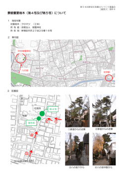 資料3 景観重要樹木（第4号及び第5号）について [PDF形式：821KB]