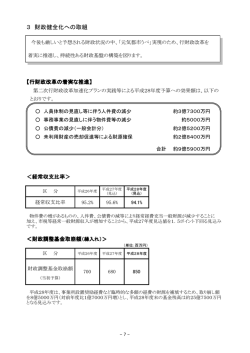 財政健全化への取組（PDF：137KB）