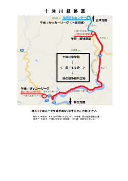 十 津 川 経 路 図