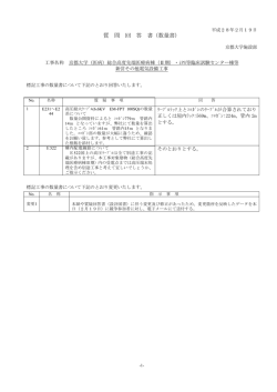 質問書 - 京都大学