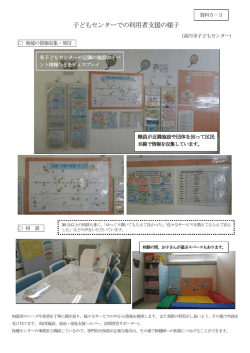 資料5-3 子どもセンターでの利用者支援実施状況 （PDF 239.8KB）
