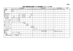 別紙2 （仮称）板橋区観光振興ビジョン策定関連スケジュール（予定）