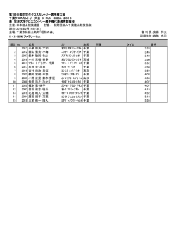 ファミリー - 日本陸上競技連盟