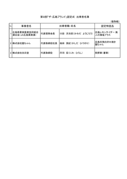 出席者名簿(PDF文書)