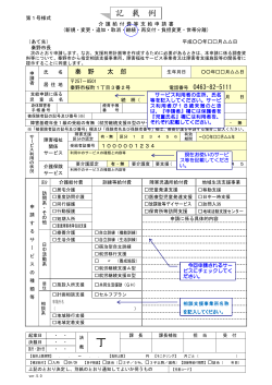 記 載 例 - 秦野市