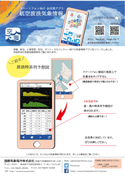 航空波浪気象情報 - 国際気象海洋
