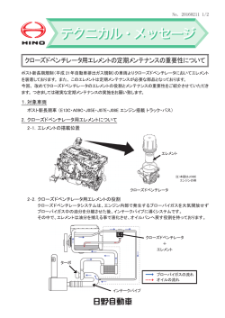 クローズドベンチレータ用エレメントの定期メンテナンスの重要性について