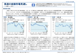 来週の金融市場見通し - しんきんアセットマネジメント投信