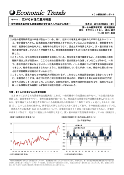 Economic Indicators 定例経済指標レポート