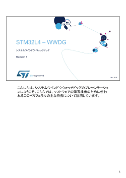 41.STM32L4-WDG_TIMERS-System Window Watchdog (WWDG)