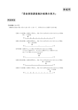 単組向け「集計出力表の見方」（PDF）