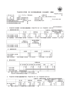 〔日本基準〕(連結) - スリープログループ株式会社