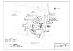 日吉殿田基地局N800-1X＆DO増設工事 配置平面図