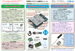 3GIM V2.0 カタログ（2P）