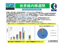 街頭活動 - 日本緑内障学会