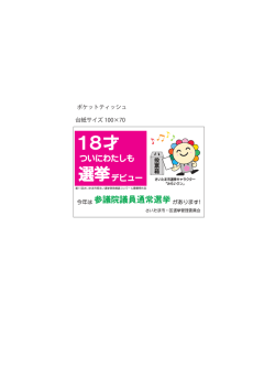 別紙1（ポケットティッシュデザイン）（PDF形式：387KB）