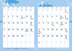 JULY JUNE 7 6