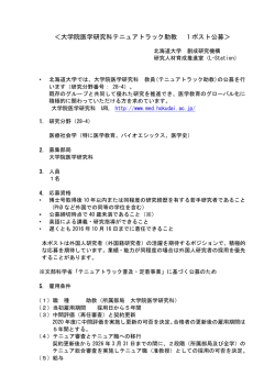 公募要領28-4 - テニュアトラック普及・定着事業推進室
