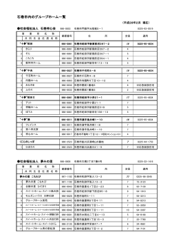 石巻圏域等の障害福祉サービス等事業所（GH）（PDF:98 KB）