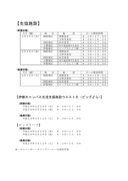 【生協施設】