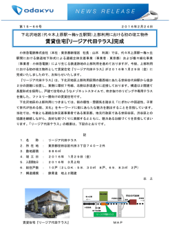 賃貸住宅『リージア代田テラス』完成