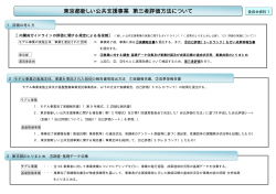 東京都新しい公共支援事業-第三者評価方法について PDF