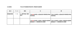 【正誤表】 平成28年度葛尾村除染等工事監督支援業務 区分 ページ