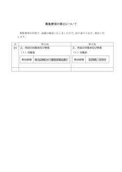 募集要項の修正（面積）（PDF：24.6KB）