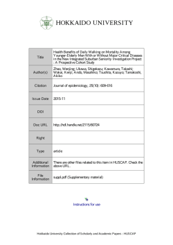 Instructions for use Title Health Benefits of Daily Walking