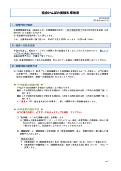協会けんぽの保険料率改定(PCA Dream21 給与計算（K）モジュール)