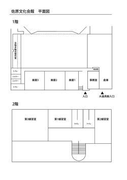 舞台・楽屋等平面図