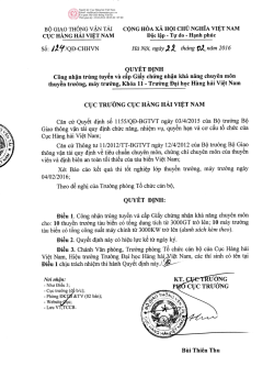 計調麒撒苗熙纂熙讐競勤脚 - Cục H&agrave;ng hải Việt Nam