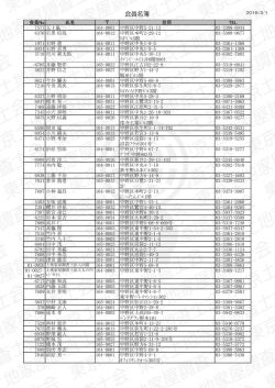 会員名簿 - 東京土地家屋調査士会
