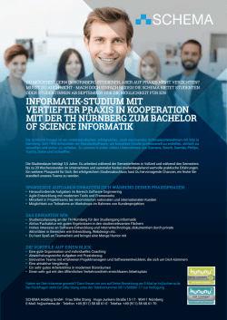 informatik-studium mit vertiefter praxis in