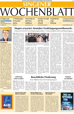 Singen-Süd - Wochenblatt